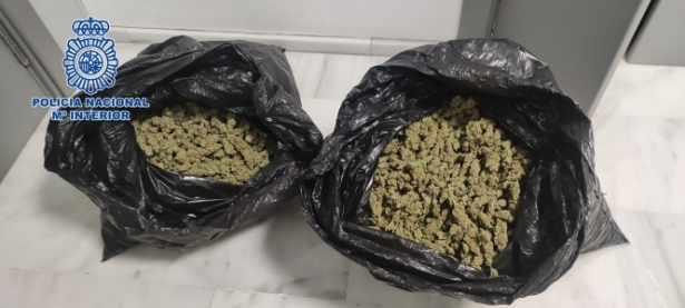 Marihuana incautada (POLICÍA NACIONAL) Marihuana incautada (POLICÍA NACIONAL)