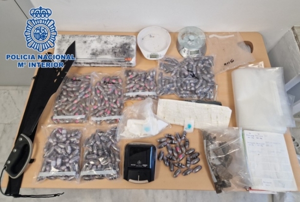 Material Incautado (POLICIA NACIONAL) Material Incautado (POLICIA NACIONAL)