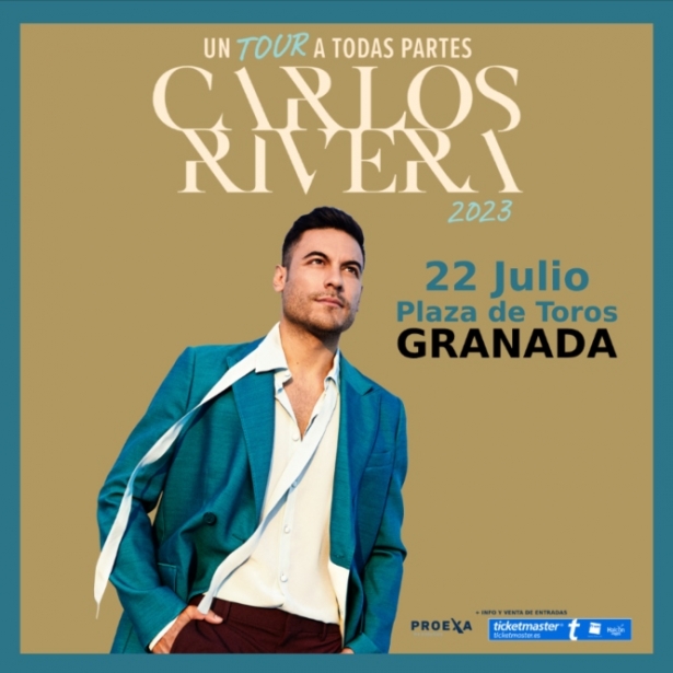 Carlos RIvera actuará en Granada (PROEXA) Carlos RIvera actuará en Granada (PROEXA)