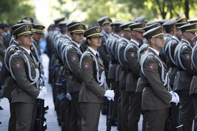 Desfile del Día de las Fuerzas Armadas presidido por los Reyes en Granada (EUROPA PRESS)