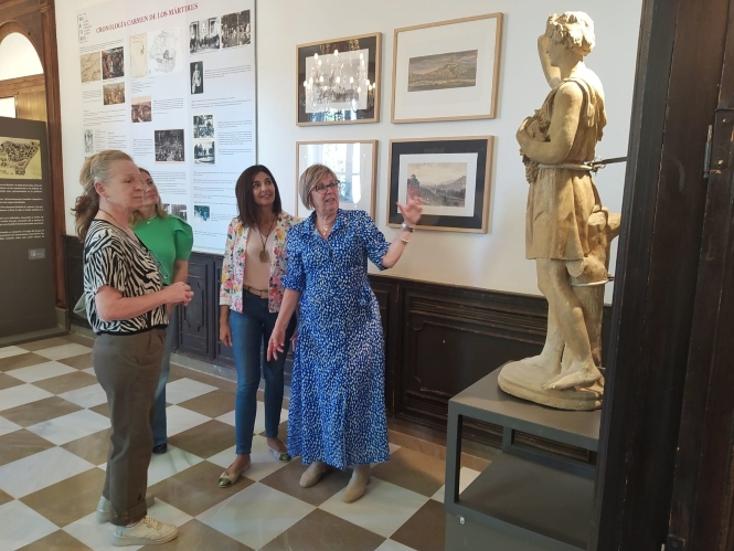 De Leyva en el Carmen de los Mártires tras renovación museistic (PSOE)