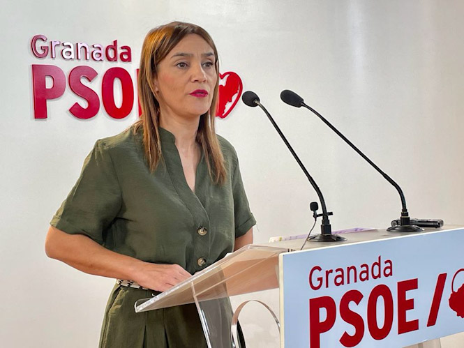 La parlamentaria andaluza del PSOE, Olga Manzano (PSOE) 