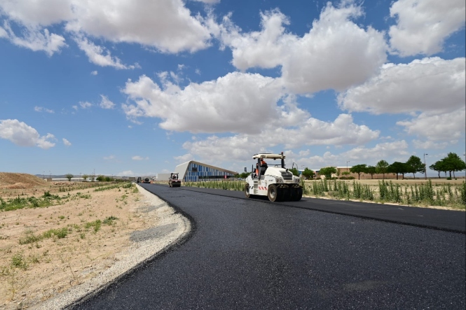 Obras en la carretera de Escúzar (JUNTA) 