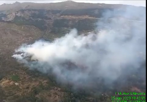 Lugar del incendio (INFOCA) Lugar del incendio (INFOCA)