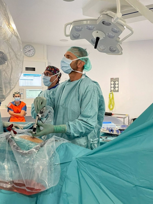 Incorporación endoscopia en la cirugía de columna en el Hospital Virgen de las Nieves (HOSPITAL VIRGEN DE LAS NIEVES)