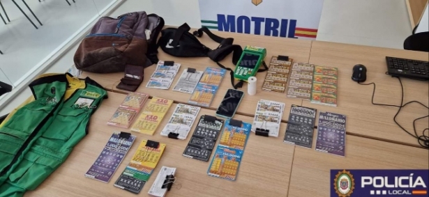 Imágenes de los cupones recuperados (POLICÍA LOCAL DE MOTRIL) 