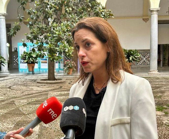 La concejal de Vox en el Ayuntamiento de Granada, Mónica Rodríguez (VOX)