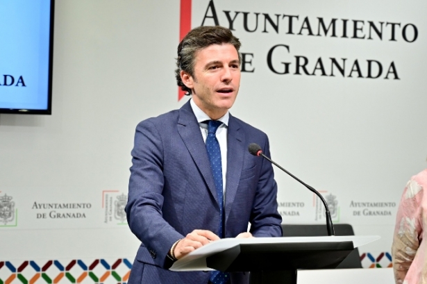 El portavoz del PP en el Ayuntamiento de Granada, Jorge Saavedra (PP)