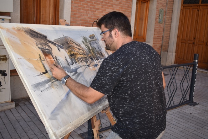 Certamen de pintura rápida en Albolote (AYTO. ALBOLOTE)