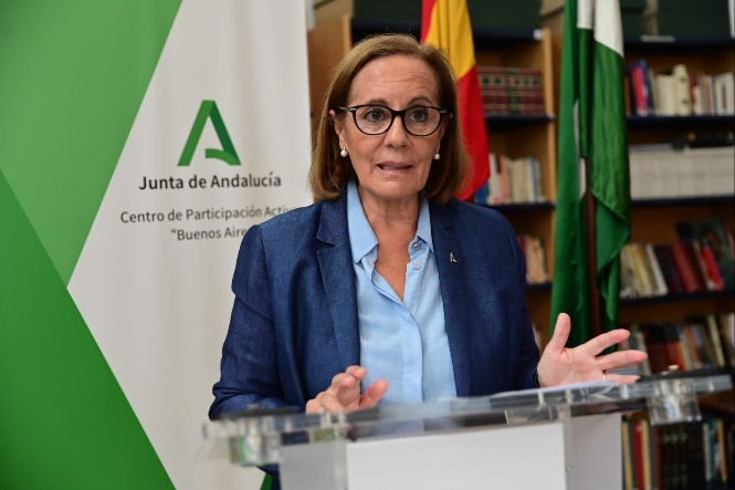 La delegada de Inclusión Social, Juventud, Familias e Igualdad de la Junta de Andalucía, Matilde Ortiz (JUNTA) 