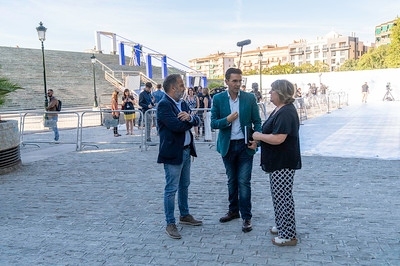 Cuenca, junto a concejales del Ayuntamiento en el Palacio de Congresos (PSOE)
