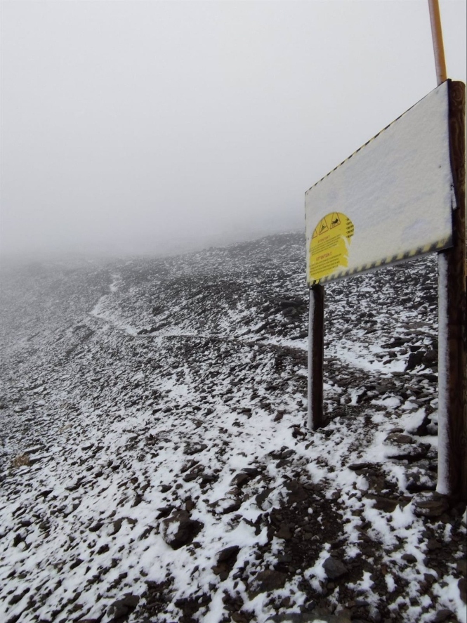 Primeros copos de nieve en Sierra Nevada (CETURSA) 
