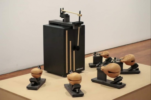 Una, de las obras de la exposición (CRISTIAN FERNÁNDEZ) 