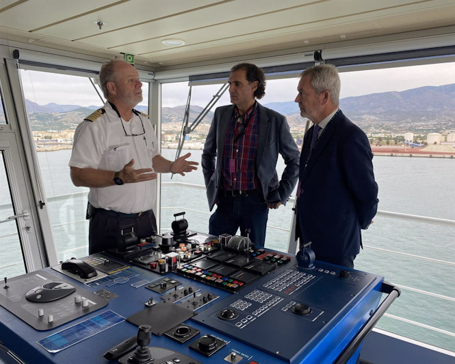 Llegada en el Puerto de Motril (AUTORIDAD PORTUARIA)