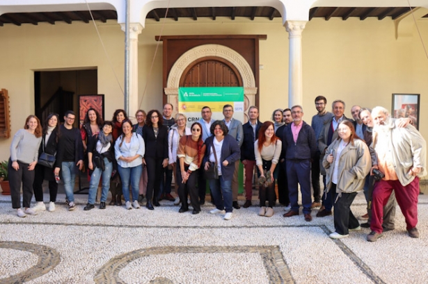 Foto de familia con los ceramistas italianos (CRISTIAN FERNÁNDEZ) 