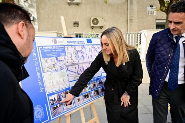 La alcaldesa de Granada ha visitado las obras (AYTO. GRANADA)