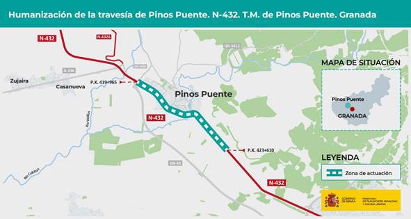 Humanización de la travesía de Pinos Puente (SUBDELEGACIÓN)