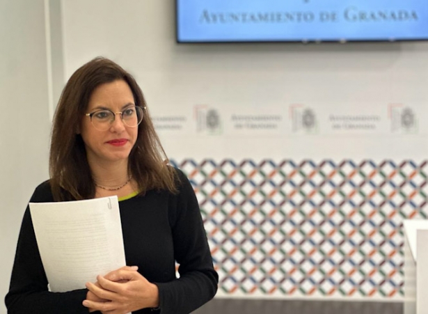 La Concejal de Vox en el Ayuntamiento de Granada, Mónica Rodríguez (VOX)