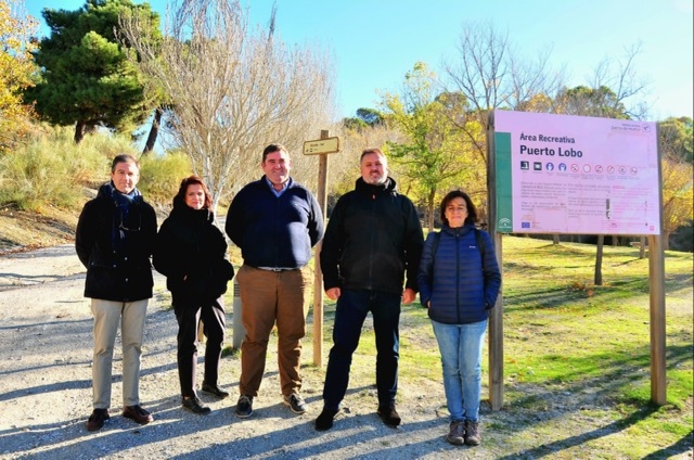 Visita al área recreativa de Puerto Lobo (JUNTA) 