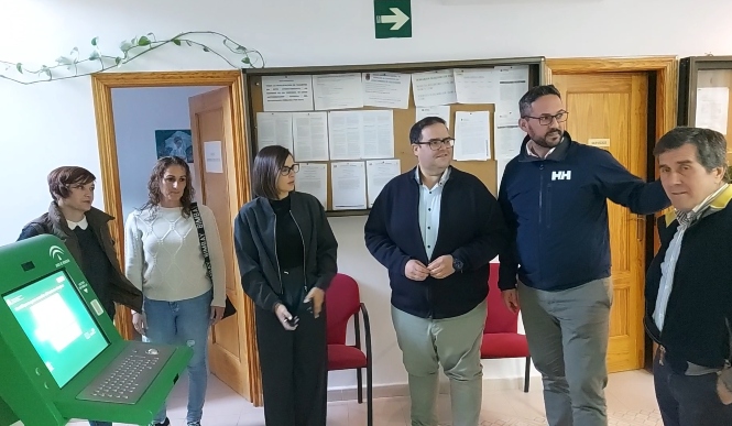 Imagen de la visita a Los Guájares )MANCOMUNIDAD)