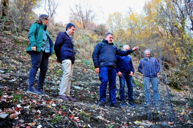 Visita a la zona donde se ha realizado la plantación (JUNTA) Visita a la zona donde se ha realizado la plantación (JUNTA)