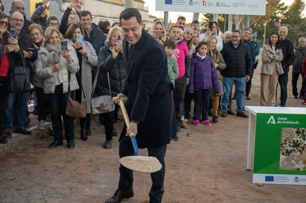 Moreno Coloca La Primera Piedra De La Prolongación Sur Del Metro (CRISTIAN FERNÁNDEZ)