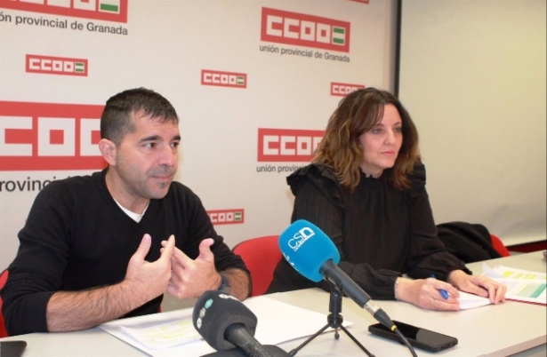 Daniel Mesa y Ana Rodríguez, de CCOO (CCOO) 