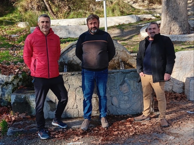 De izquierda a derecha Antonio Peña, José Antonio Azor y Rafa Nuño (ALJISUR) 