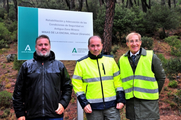 Imagen de la visita a las minas de La Encina (JUNTA)