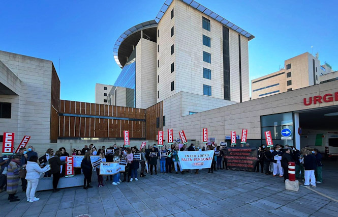 Imagen de la concentración (CCOO)