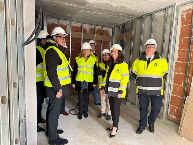Imagen de la visita a las obras (JUNTA)