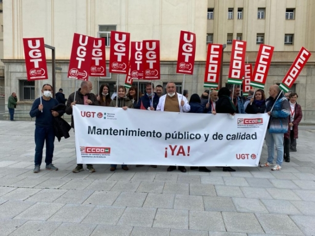 Imagen de la concentración (CCOO)