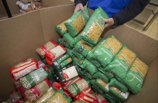 Imagen de alimentos donados (BANCO DE ALIMENTOS DE HUELVA) 