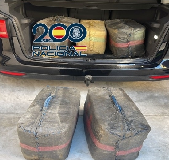 Hachís incautado (POLICÍA NACIONAL) Hachís incautado (POLICÍA NACIONAL)