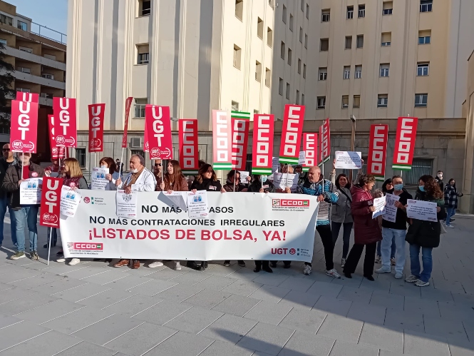 Imagen de la concentración (CCOO)