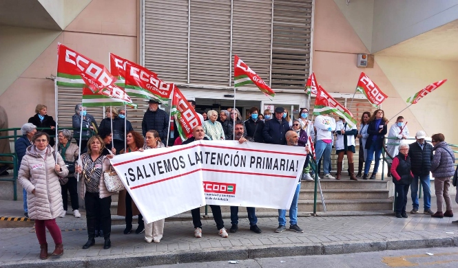 Imagen de la concentración (CCOO)
