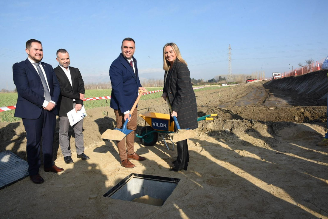 Francis Rodríguez y Marífrán Carazo han puesto la primera piedra (DIPGRA)