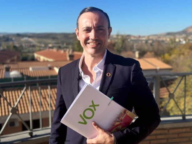 El portavoz del grupo municipal de Vox en Alhendín, Diego González. (VOX)