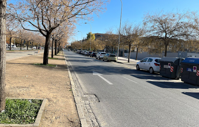 calle Julio Moreno Davila, una de las zonas de ampliación de zona azul (IU)