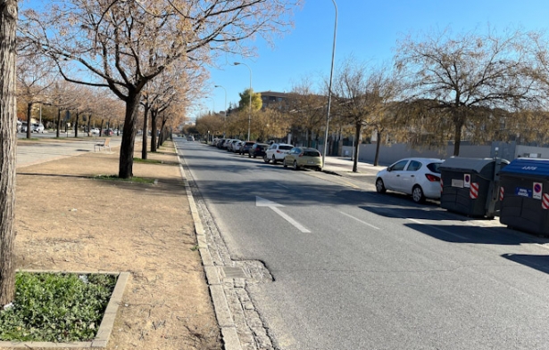 calle Julio Moreno Davila, una de las zonas de ampliación de zona azul (IU)