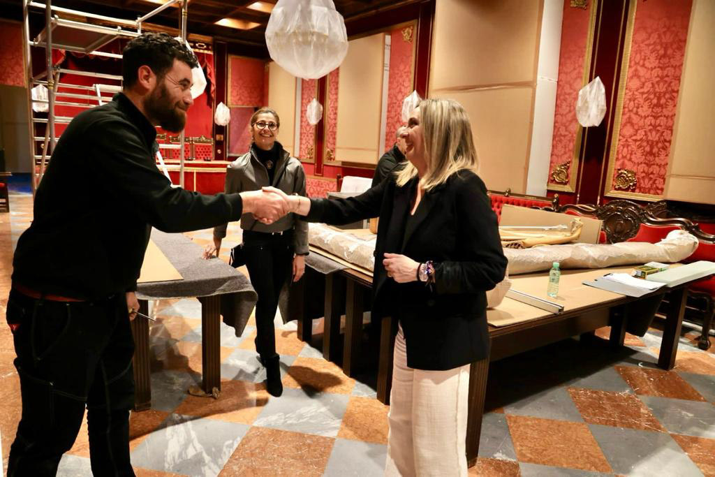 La alcaldesa ha visitado las obras (AYTO. GRANADA)