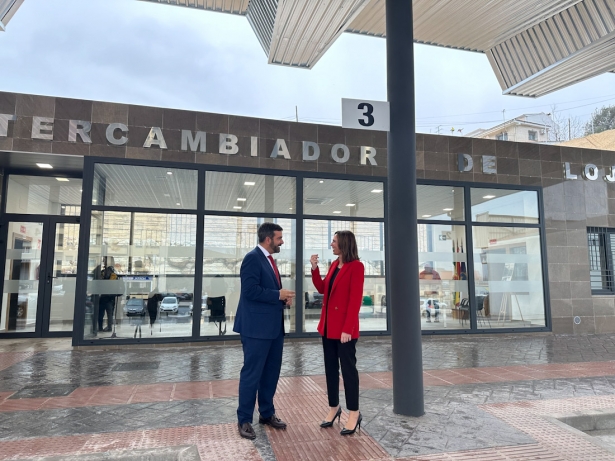 Inauguración de la estación de autobuses de Loja (JUNTA)