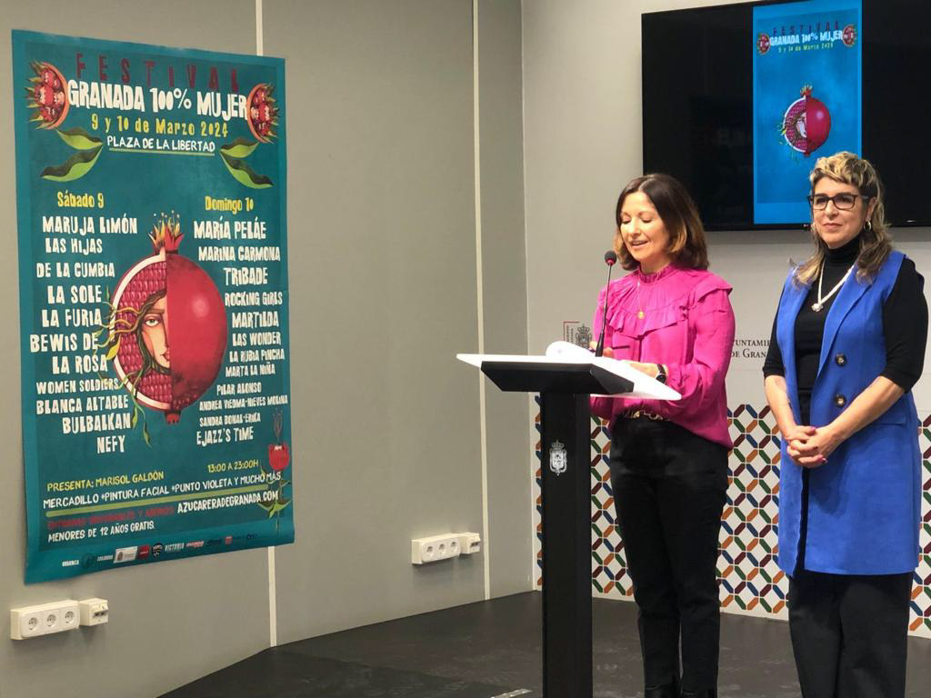 Presentación del festival `100% Mujer` (AYTO. GRANADA)