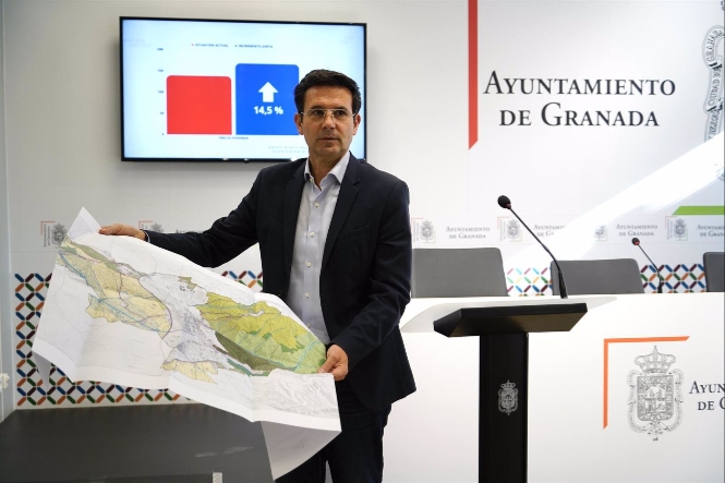 Paco Cuenca, en rueda de prensa este martes (PSOE) 