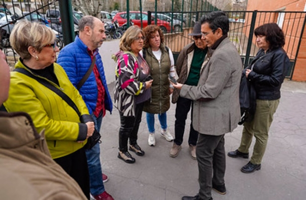 Visita del PSOE a Bola de Oro (PSOE)