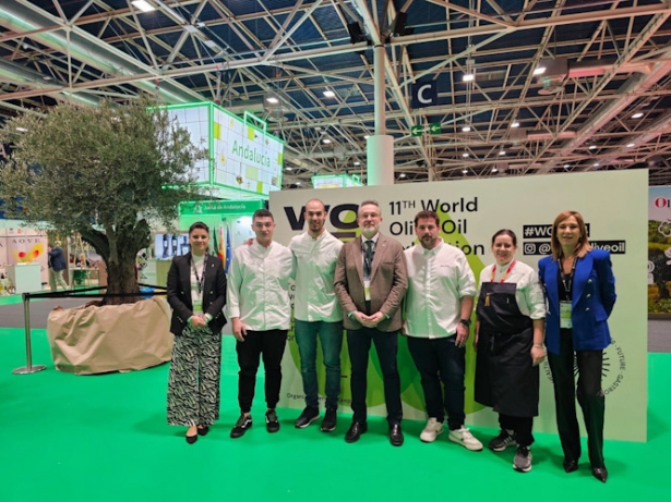 Stand de Sabor Granada en la World Olive Oil Exhibition (DIPGRA)