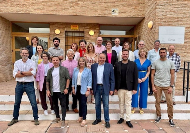 Imagen de archivo del PSOE en Huétor Vega, con Mario del Paso en el centro (PSOE)