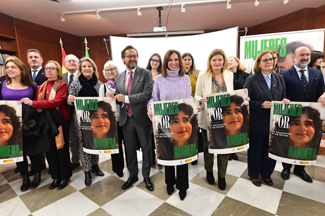 Lectura del manifiesto por el 8M (JUNTA)