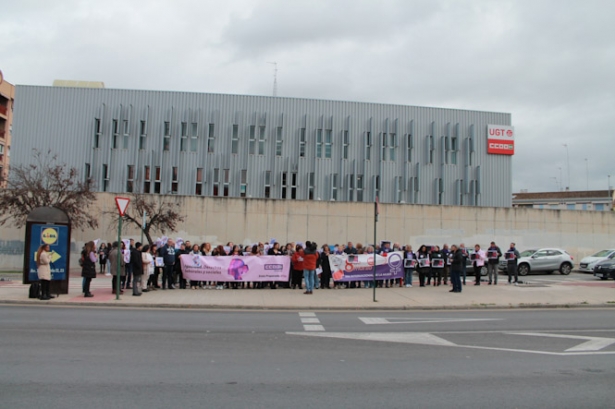 Imagen de la concentración (CCOO) Imagen de la concentración (CCOO)