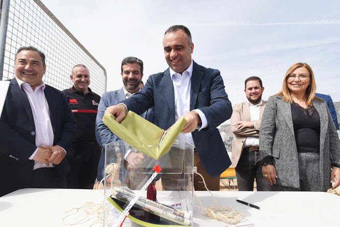 Colocación de la primera piedra en Loja (DIPGRA)